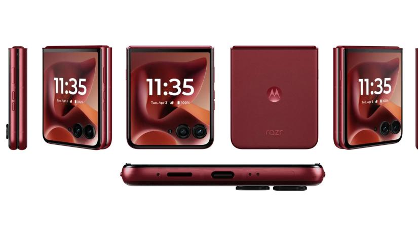 Bordóvörös színben bukkant fel a Motorola Razr 60