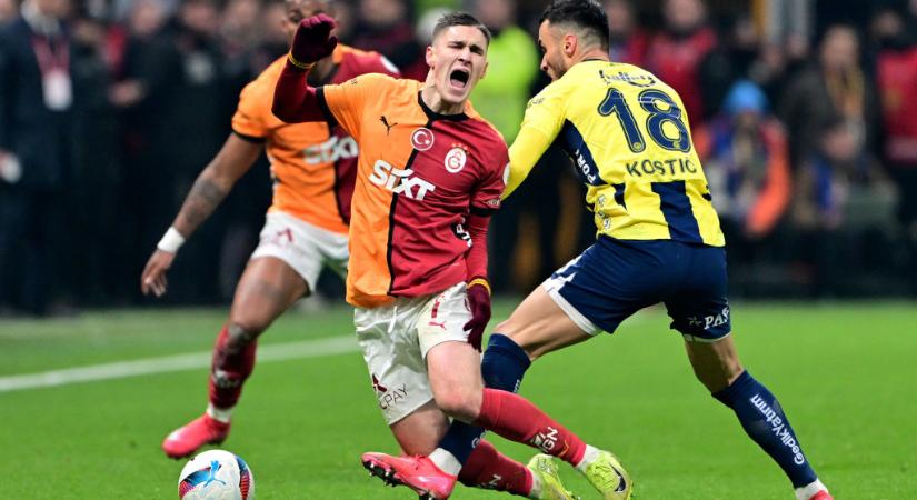 Süper Lig: nem bírt el egymással a szezon rangadóján a Galatasaray és a Fenerbahce – videóval