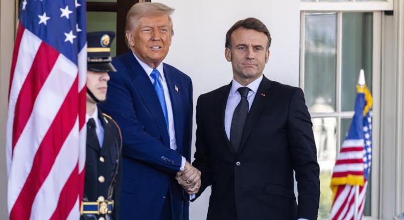 Sok mindenben egyetért a francia elnök Donald Trumppal