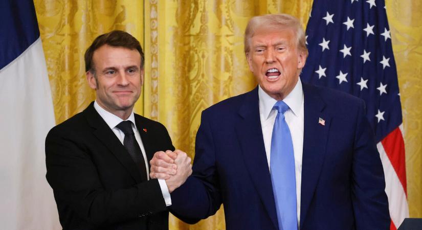 A Fehér Házban barátkozott Macron és Trump, de az ENSZ-ben nem értettek egyet