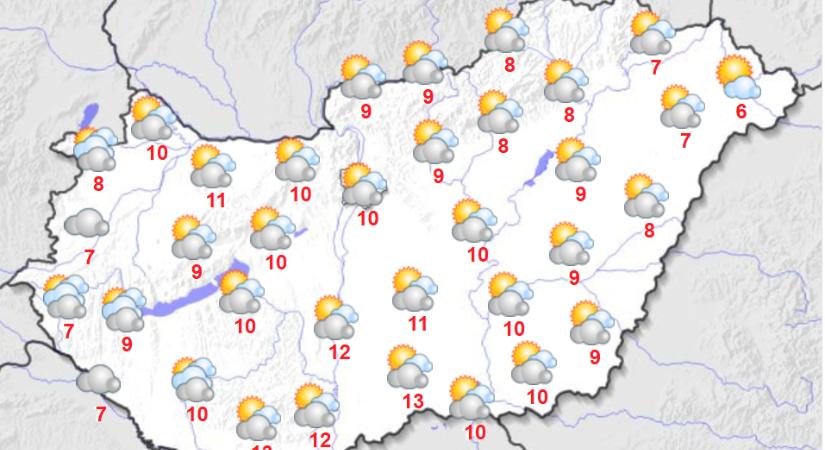 Enyhe idő köszöntött ma ránk
