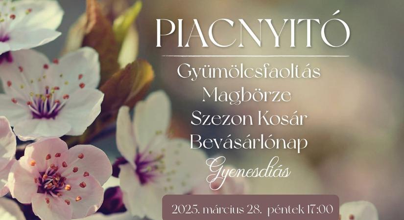 Piacnyitó és Gyümölcsoltó Nap 2025 Gyenesdiás