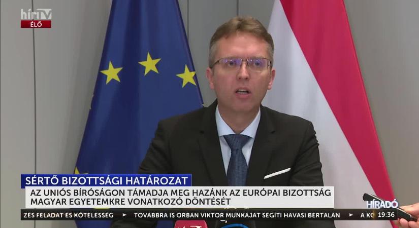 Hankó Balázs: a magyar kormány szerdán keresetet indít az Európai Bizottsággal szemben  videó