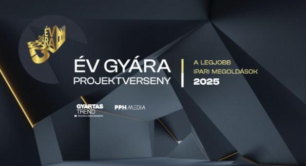 Elindult a 2025-ös Év Gyára Projektverseny – Egészen március 14-ig lehet nevezni!