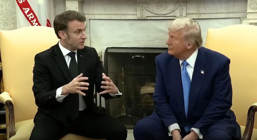 Testbeszéd-szakértő elemzi Macron és Trump feszült pillanatát