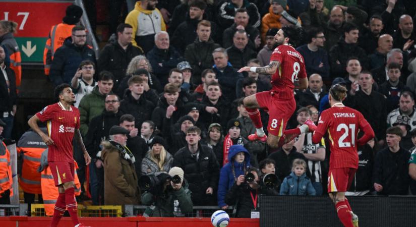 Premier League: Szoboszlai Dominik újra főszereplő volt, megint nyert a Liverpool! – videóval