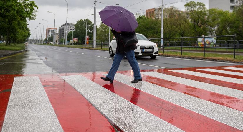 Hidegfront érte el Szlovákiát, csütörtökön és pénteken is esőzés várható