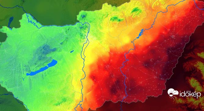 10-13 fokos hőmérsékleti kontraszt alakult ki az országban