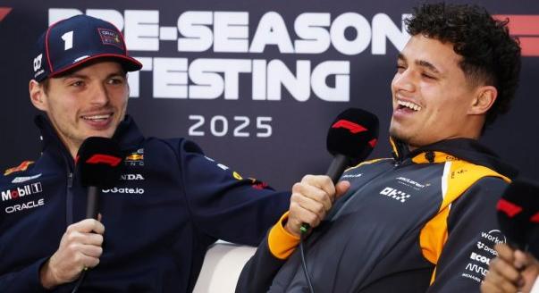 „Szörnyű a kapcsolatunk, minap össze is verekedtünk” – Norris és Verstappen ugratta a sajtót