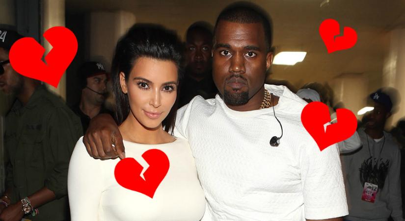 Vége Kanye West és Kim házasságának