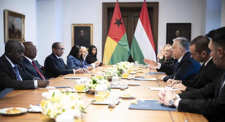 Orbán Viktor a bissau-guineai elnököt fogadta Budapesten
