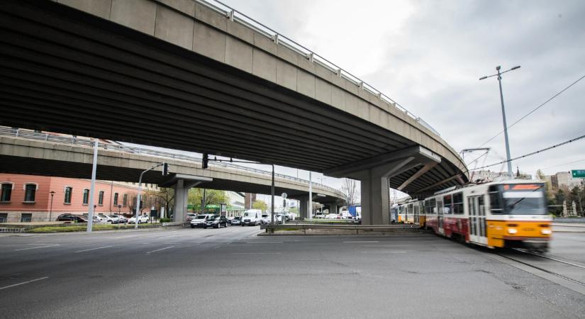 Szombaton kezdődik a Flórián téri felüljáró felújítása, ezek lesznek a legfontosabb változások