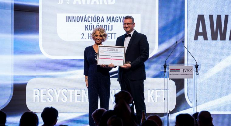 Resysten - Újabb innovációs elismerés a Companies for the Future Award 2025 gálán