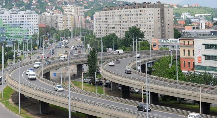 Szombaton elkezdődik a Flórián téri felüljárók felújítása, lezárják a déli hidat