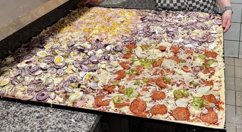 Meg tudnád enni az ország legnagyobb pizzáját egy óra alatt? Itt az új kihívás