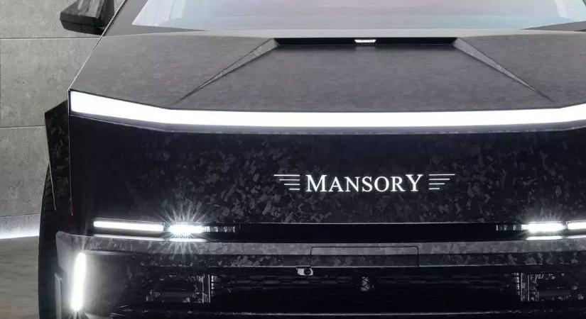 A szemed kifolyik: a Mansory megtuningolta a Cybertruckot