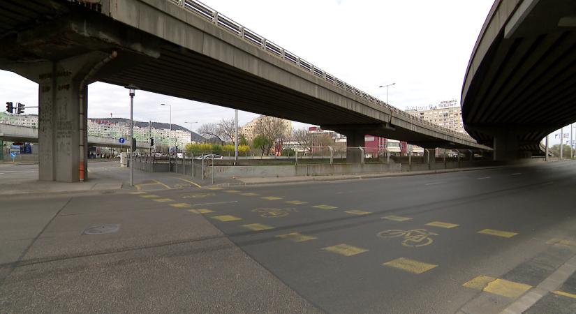 Mától lezárják a Flórián téri felüljárók déli hídját