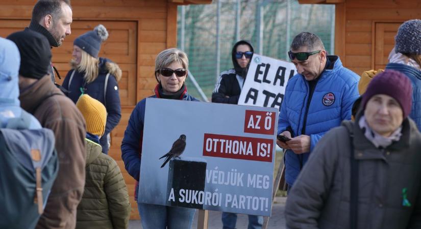 Velencei-tó: Az északi partjának védelmében demonstráltak