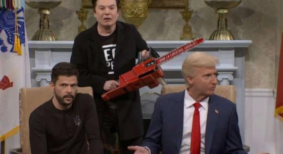 A Saturday Night Live újrajátszotta a Trump-Zelenszkij sajtótájékoztatót, és még katasztrofálisabb lett, mint az eredeti