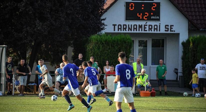 Az apciak kétgólos előnyről kaptak ki Tarnamérán