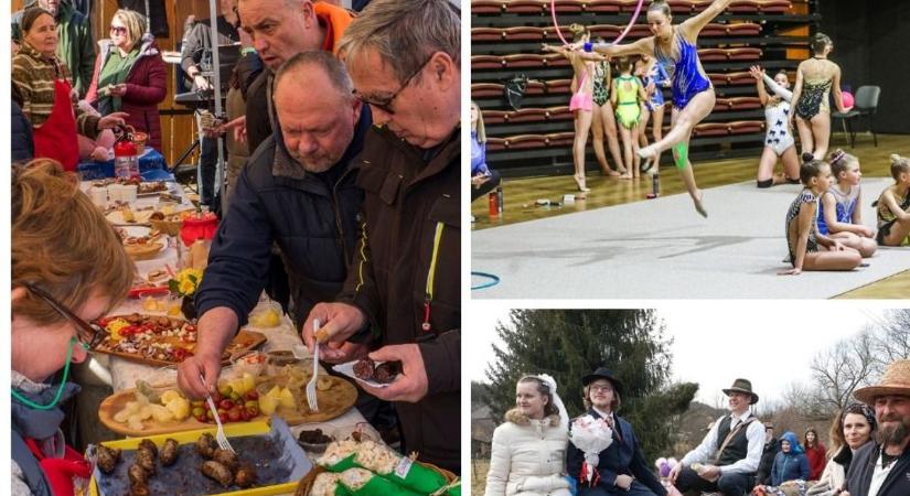 Böllérverseny, rönkhúzások, nyert a Falco, a Körmend, a Haladás, ritmikus gimnasztikai gála - A hétvége képekben