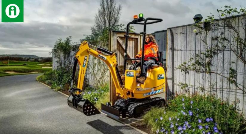 A JCB bemutatja új elektromos mikrokotróját VIDEÓ