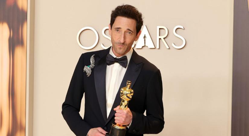 Nem bírt magával: ismét hatalmas botrányt kavart az Oscar-gálán Adrien Brody