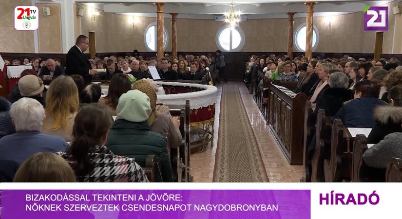 Bizakodással tekinteni a jövőre: nőknek szerveztek csendesnapot Nagydobronyban (videó)