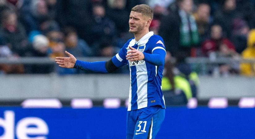 „Brutális, hajmeresztő hibák” – Dárdaiba beleszálltak, ő a Hertha bűnbakja