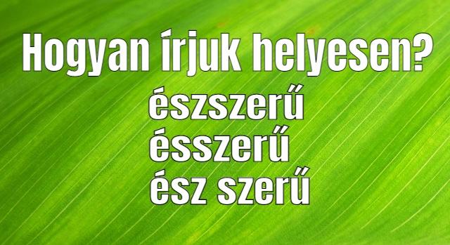 Napi helyesírás feladat: Tudod hogyan írjuk helyesen?