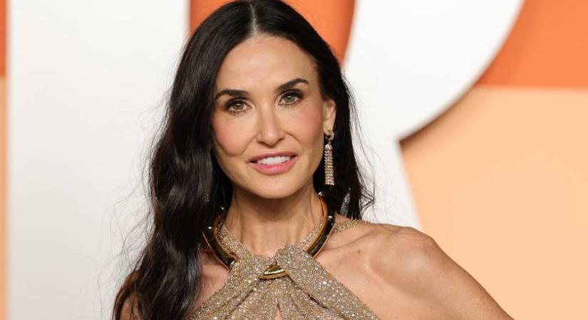 Demi Moore arany estélyiben ragyogott az Oscar-gála afterpartiján: mutatjuk a legjobb ruhákat