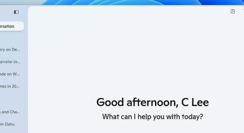 Teljesen megújul a Windows 11 beépített Copilot alkalmazása