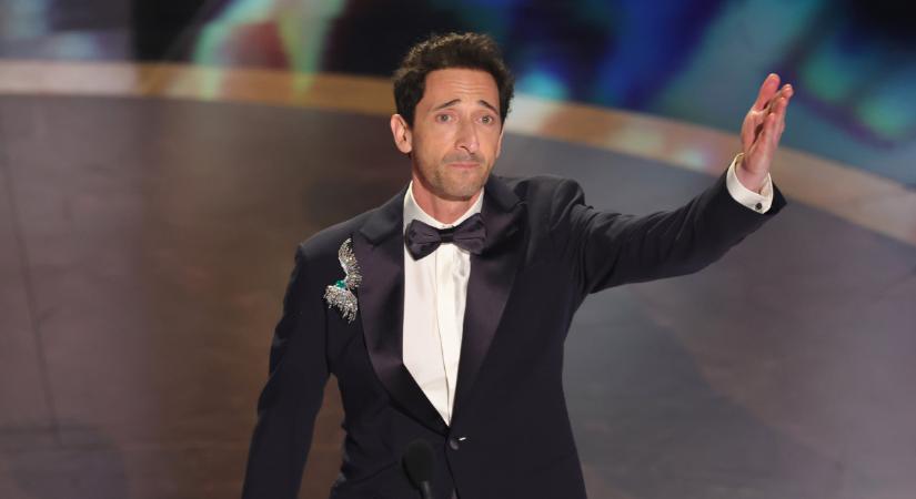 A magyar származású Adrien Brody beszédét kétszer is le akarták állítani, végül nagyon fontos dologra hívta fel a figyelmet