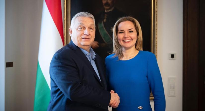 Budapesten járt Széles Diána, Orbán Viktorral is találkozott