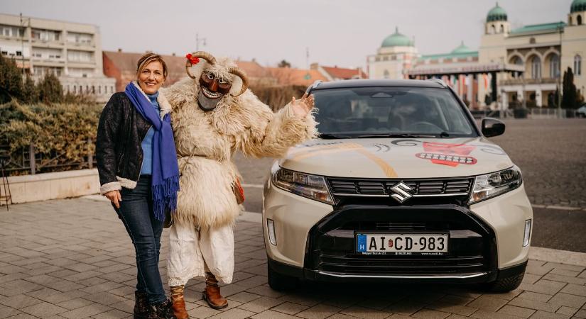 Busónak öltözött egy Suzuki Vitara is Mohácson