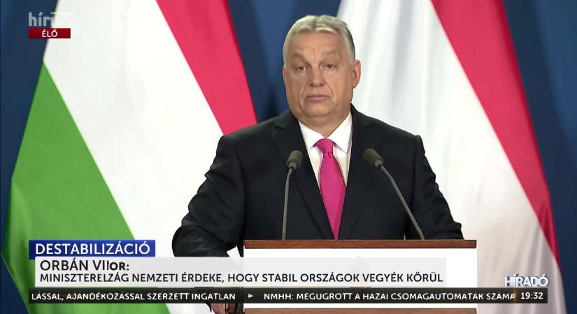 Orbán Viktor: Magyarországnak az a nemzeti érdeke, hogy stabil országok vegyék körül  videó