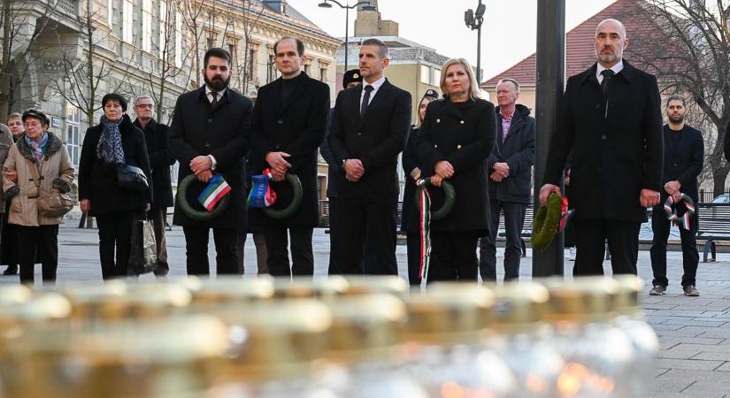 Így emlékezett a 80 éve történt bombatámadásra a Vas Vármegyei Kormányhivatal