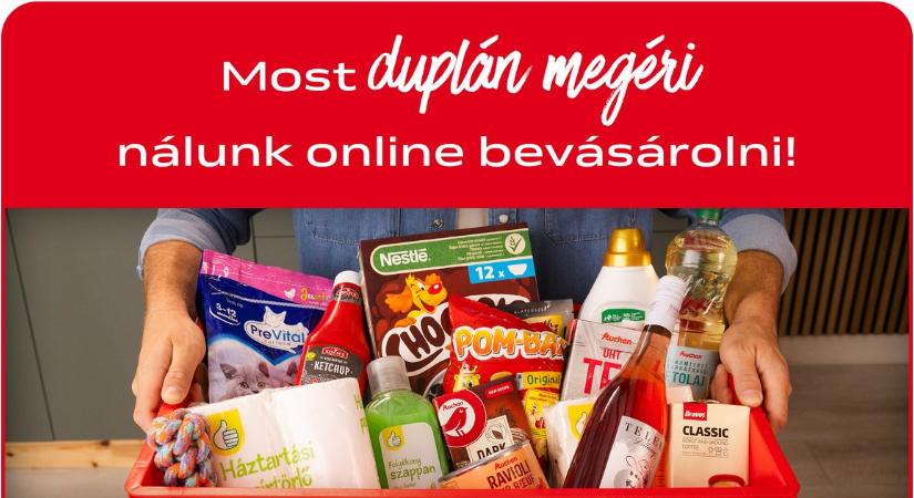 Most duplán megéri az Auchanban online bevásárolni