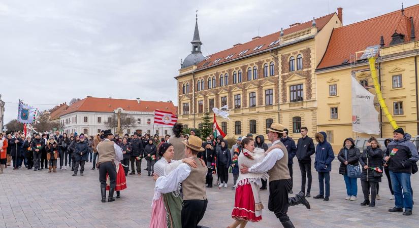 Március 15-i ünnepi megemlékezés 2025 Keszthely