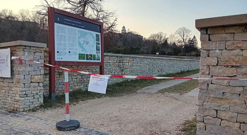 Figyelem! Nem látogatható a pannonhalmi arborétum