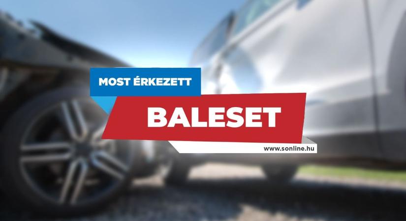 Egy ember sérült meg a balatoni balesetben