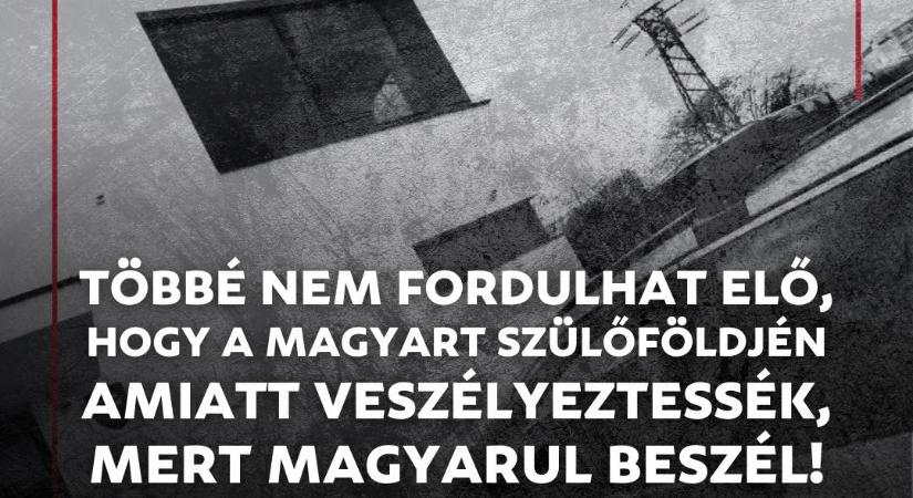 Tüntetés a magyarul beszélő fiatal megkéselése miatt