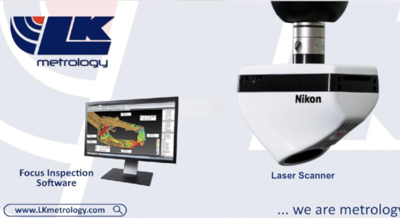 Az LK Metrology felvásárolta a Nikon Metrology lézerszkennelési és fókuszszoftver eszközeit