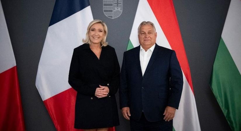 Marine Le Pennel is tárgyal Orbán Viktor