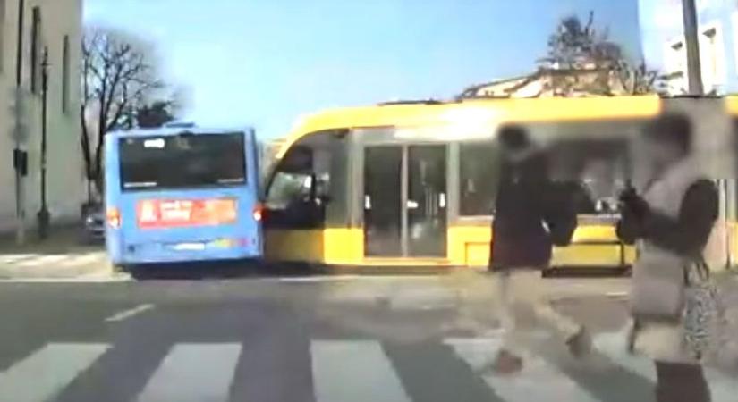 Drámai videón a III. kerületi villamosbaleset: ezért siklott ki a villamos