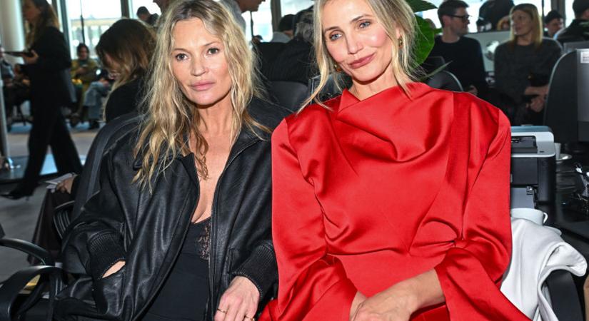 Együtt tündökölt a vörös szőnyegen Cameron Diaz és Kate Moss – 52 évesek, mégis alig néznek ki 40-nek!