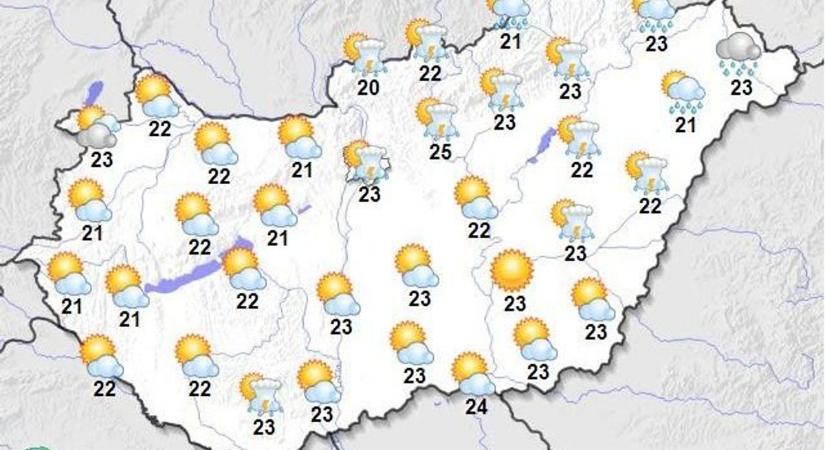 Rekorddöntő nyárias napok után jövő kedden jön a fordulat