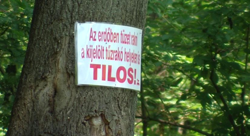 Vármegyék, ahol tilos lesz tüzet gyújtani