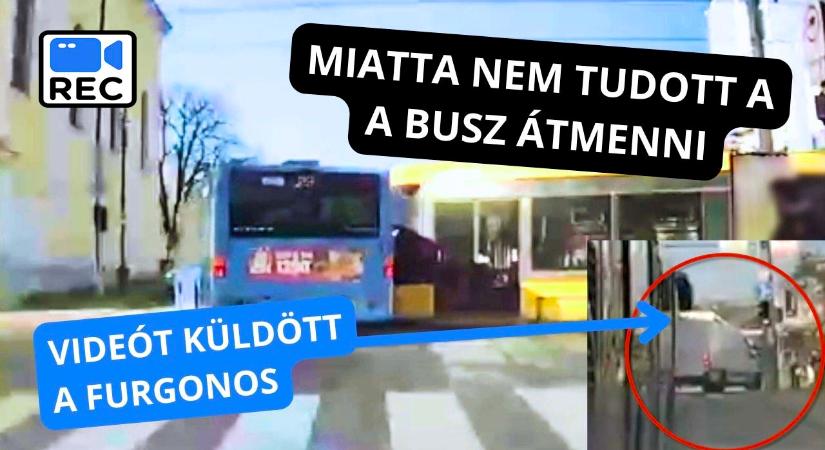 Kolosy téri buszbaleset: Felvételt kaptunk a furgonostól…