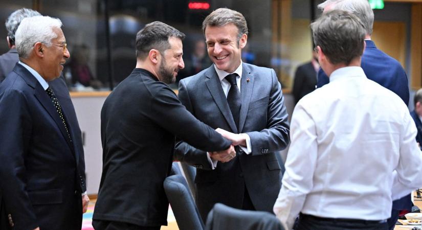 Zelenszkij és Macron külön egyeztetett